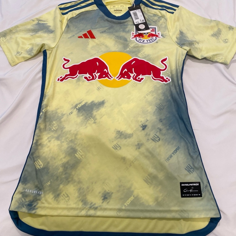 Adidas Aeroready Tie-Dye Jersey - Yellow and Navy